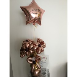 Florero con mensaje personalizado