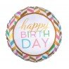 HAPPY BIRTHDAY PASTEL BALLOON 28"