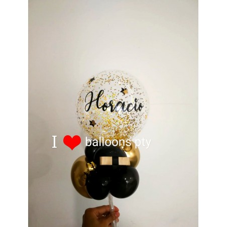 Cake Topper con Globo Personalizados | Balloons PTY