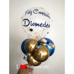 Cake Topper con Globo Personalizados | Balloons PTY